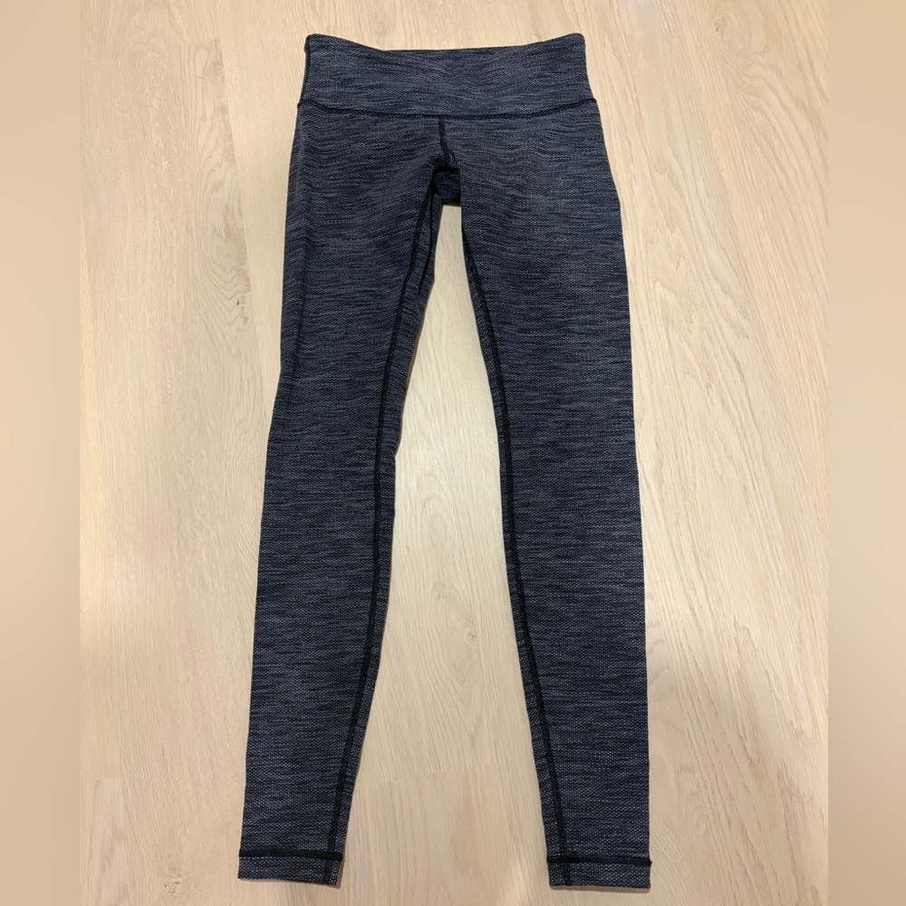 lululemon Wunder Under Low-Rise Luon Tights – Heathered Dark Grey